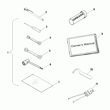 TOOL KIT - A00CK32AA (4954895489D011)