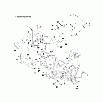 REAR CAB and SEAT - A00CH33AA (4957715771A005)