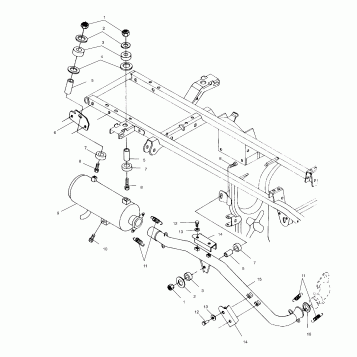 EXHAUST SYSTEM - A00CH33AA (4957715771A012)