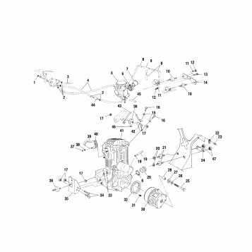 ENGINE MOUNTING - A00CH33AA (4957715771A013)