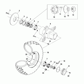 FRONT WHEEL - A00CH33AA (4957715771B007)