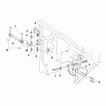FRAME MOUNTING - A00CH33AB (4957715771C001)