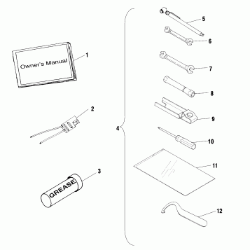 TOOL KIT - A00CH33AB (4957715771D014)