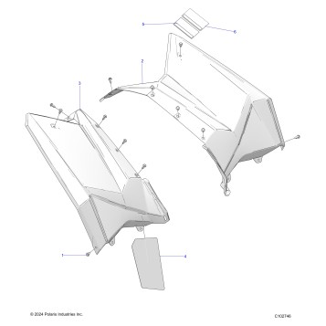 BODY, REAR CAB - A25SVA85A4 (C102746)
