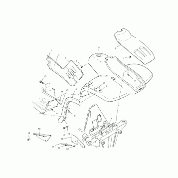 FRONT CAB - A00CH33AC (4959905990A007)