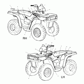 DECALS - A00CH33AD (4959905990A011)