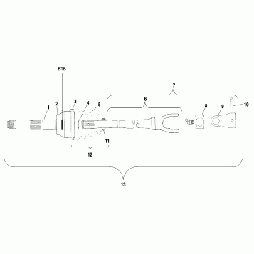 CV JOINT - BTB - A00CH33AC (4959905990B004)