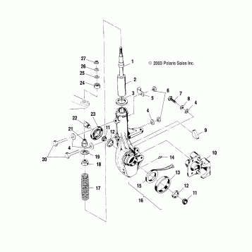 FRONT STRUT - A00CH50AA (4959905990B007)