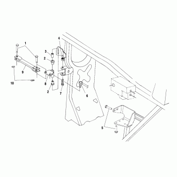 FRAME MOUNTING - A00CH33AC (4959905990C002)