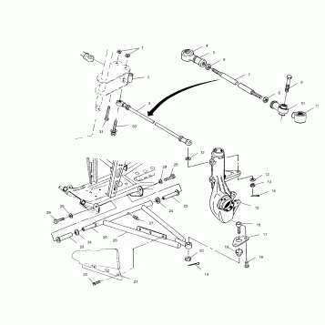 A-ARM/STRUT MOUNTING - A00CH33AC (4959905990C003)
