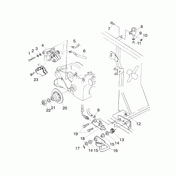 REAR BRAKE/FOOT PEDAL - A00CH33AC (4959905990C009)