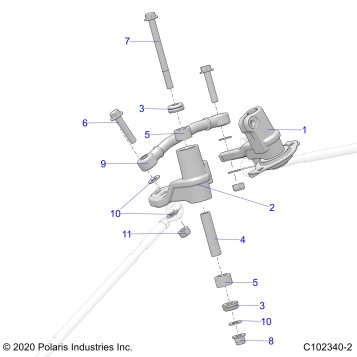 STEERING, IDLERS AND LINKS - A20SGE95AK (C102340-2)