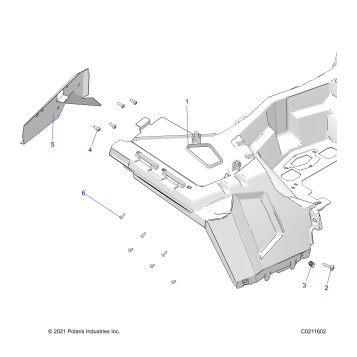 BODY, HEAT SHIELDS - A25SXR95AM (C0211602)
