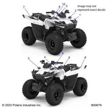 BODY, DECALS, GRAPHICS - A24HBB07B6/B7 (900679)