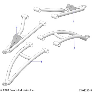SUSPENSION, FRONT A-ARMS - A22SXN85A4 (C102215-5)
