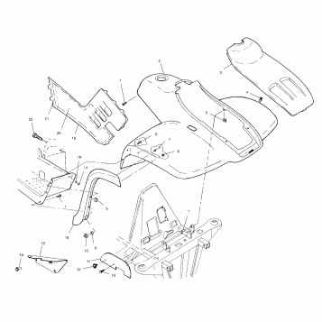 FRONT CAB - A01CH50AD (4960026002A005)