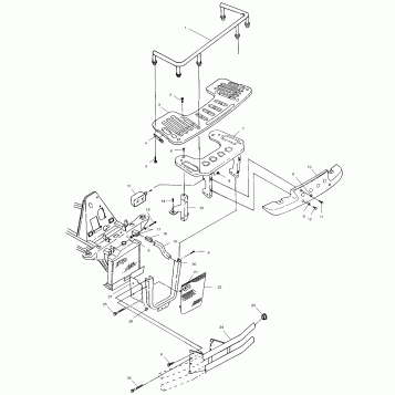 FRONT RACK and BUMPER MOUNTING - A01CH50AD (4960026002A007)