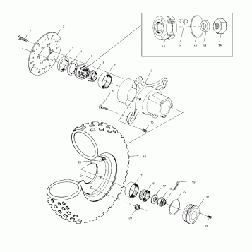 FRONT WHEEL - A01CH50AD (4960026002B006)
