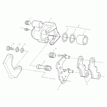 FRONT BRAKE - A01CH50AD (4960026002B007)