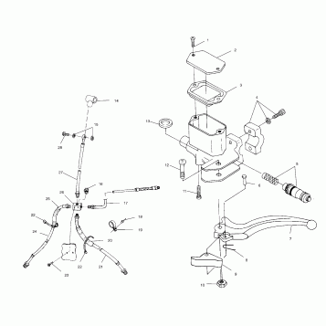 CONTROLS - MASTER CYLINDER/BRAKE LINE - A01CH50AD (4960026002B009)