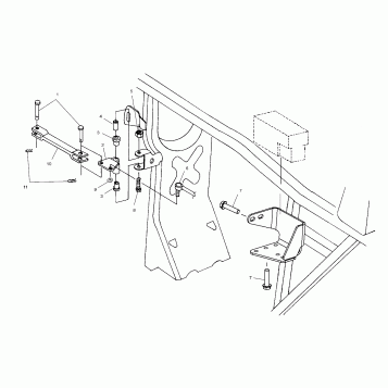 FRAME MOUNTING - A01CH50AD (4960026002B012)