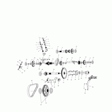 GEARCASE (Internal Components) - A01CH50AD (4960026002C013)