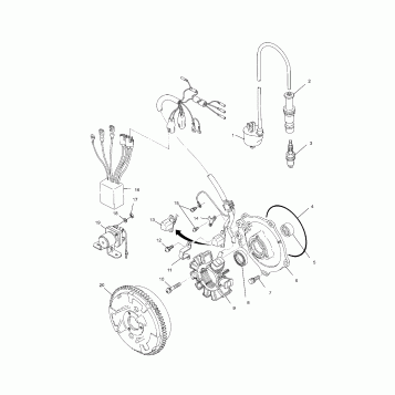 MAGNETO - A01CH50AD (4960026002D013)