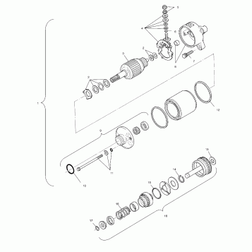 STARTING MOTOR - A01CH50AD (4960026002D014)