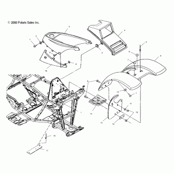 FRONT CAB - A00AA32AB (4960076007A005)