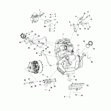 ENGINE MOUNTING - A00AA32AB (4960076007A009)