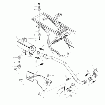 EXHAUST SYSTEM - A00AA32AB (4960076007A011)