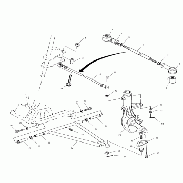 A-ARM/STRUT MOUNTING - A00AA32AB (4960076007B004)