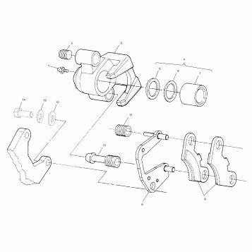 FRONT BRAKE - A00AA32AB (4960076007B006)