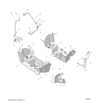 BODY, FOOTWELLS - A26SDA57A7 (C102520)