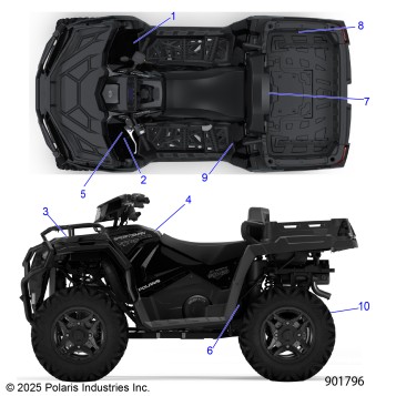 BODY, DECALS, STANDARD - A26SWE57AL (901796)
