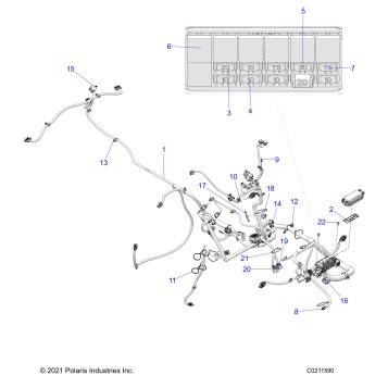ELECTRICAL, HARNESS - A22SXA85A1/A6 (C0211590)