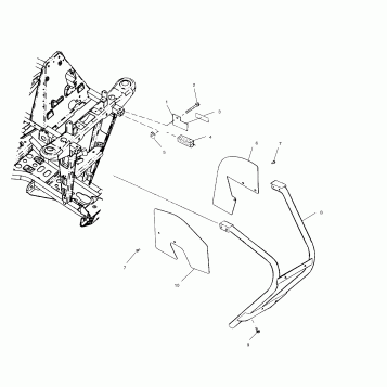 FRONT BUMPER and SHIELDS - A01BA25CA (4963666366A005)
