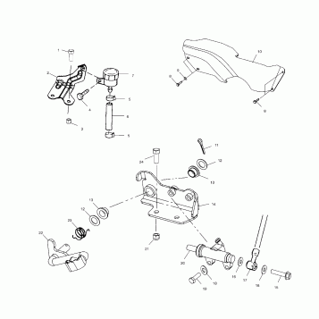 REAR BRAKE MASTER CYLINDER - A01BA25CA (4963666366B013)