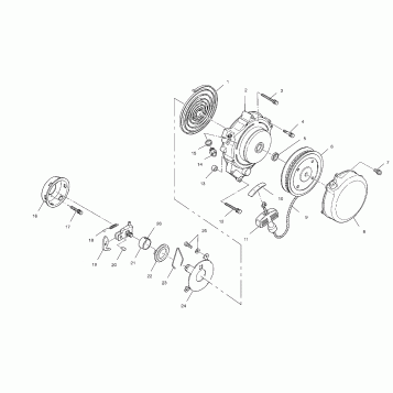 RECOIL STARTER - A01BA25CA (4963666366C012)