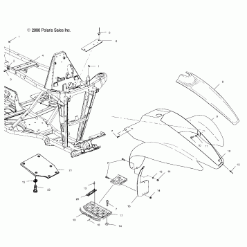 FRONT CAB - A01BA50AA (4963716371A003)