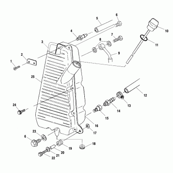 OIL TANK - A01BA50AA (4963716371A010)
