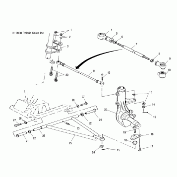 A-ARM/STRUT MOUNTING - A01BA50AA (4963716371B004)