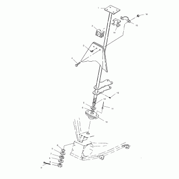 STEERING POST - A01BA50AA (4963716371B006)