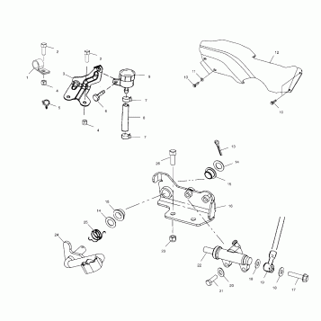 REAR BRAKE MASTER CYLINDER - A01BA50AA (4963716371C001)
