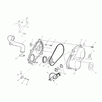 CLUTCH COVER - A01BA50AA (4963716371C005)