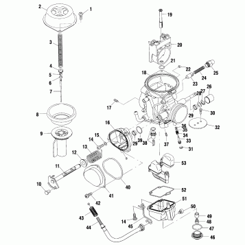 CARBURETOR - A01BA50AA (4963716371D003)