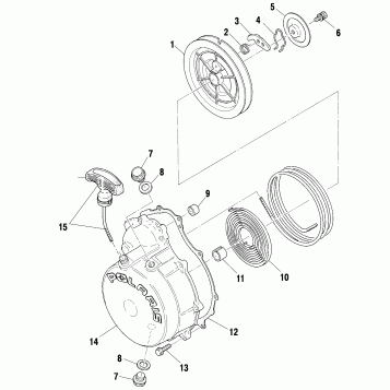 RECOIL STARTER - A01BA50AA (4963716371D006)
