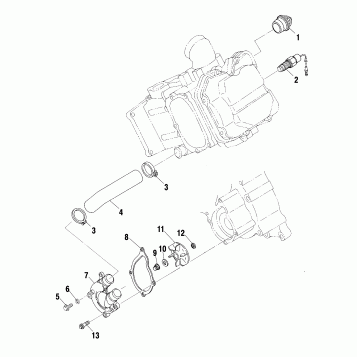 WATER PUMP - A01BA50AA (4963716371D007)