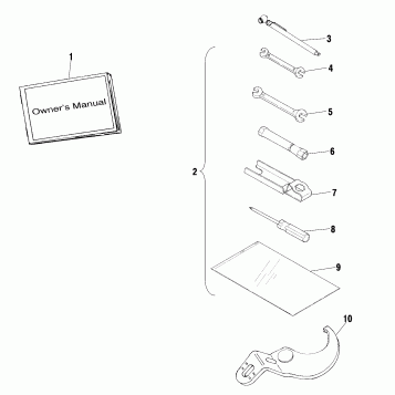 TOOL KIT - A01BA50AA (4963716371D013)