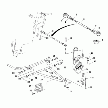 A-ARM/STRUT MOUNTING - A01BG50AA (4963766376B007)